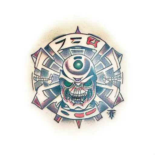 zampakuto triskel tattoo design idea