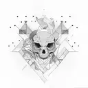 minimalist, new beginnings, survivor tattoo design idea