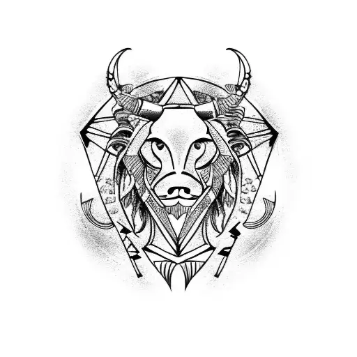 leo scorpio pisces tattoo design idea