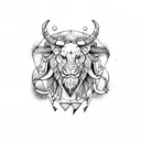 leo scorpio pisces tattoo design idea