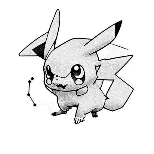 Pikachu tattoo design idea