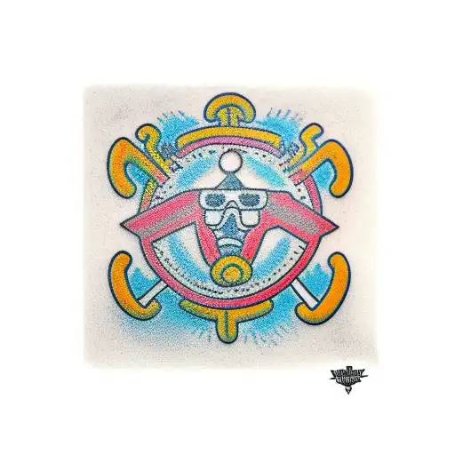 keith haring tattoo design idea