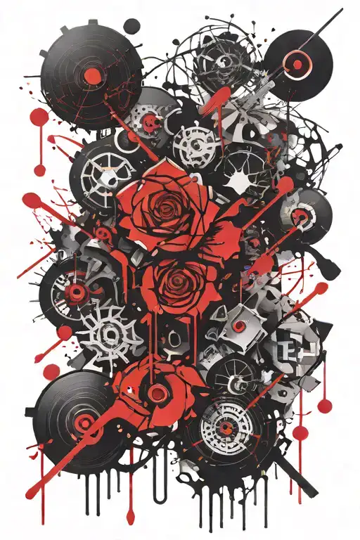 battling with depression and anxiety mental health tattoo design idea