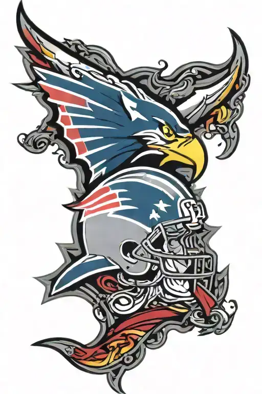 New England Patriots tattoo design idea