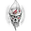 kratos com elmo  tattoo design idea