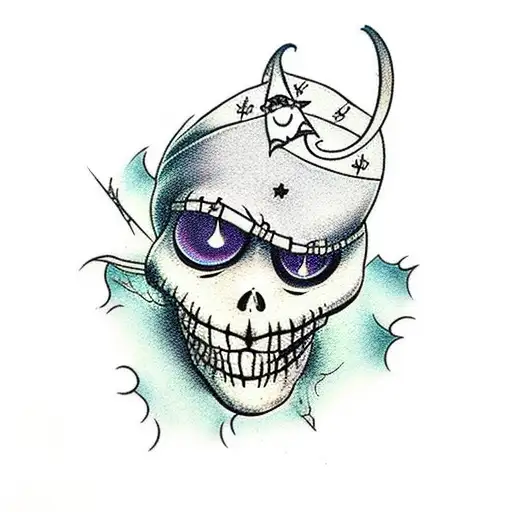 nightmare before Christmas  tattoo design idea