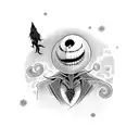 nightmare before Christmas  tattoo design idea