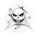 nightmare before Christmas  tattoo design idea