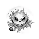 nightmare before Christmas  tattoo design idea