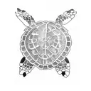 Turtle tattoo design idea
