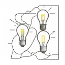 broken light bulb tattoo design idea