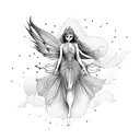 fairy reborn tattoo design idea