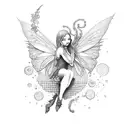 fairy reborn tattoo design idea