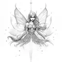 fairy reborn tattoo design idea