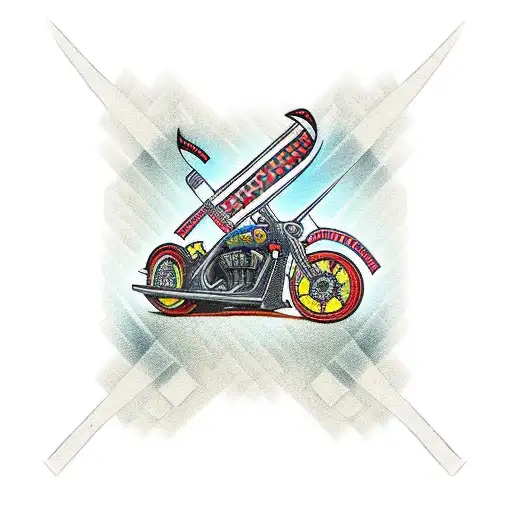  checkered flag  tattoo design idea