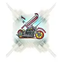  checkered flag  tattoo design idea