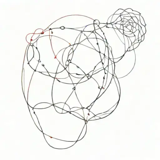 B E N T O N overlapping each other tattoo design idea