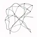 B E N T O N overlapping each other tattoo design idea