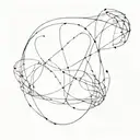 B E N T O N overlapping each other tattoo design idea