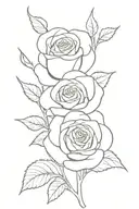 withered rose tattoo design idea