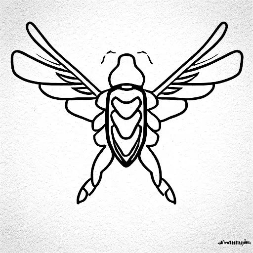 a box turtle with angle wings  tattoo design idea