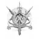 Semper fortis  tattoo design idea