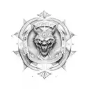 Semper fortis  tattoo design idea