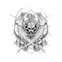 Semper fortis  tattoo design idea