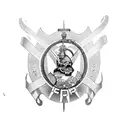 "Semper fortis" tattoo design idea