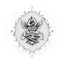 "Semper fortis" tattoo design idea