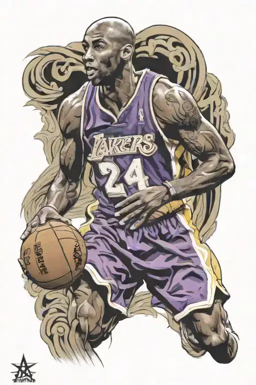 kobe bryant tattoo design idea
