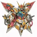 gundam tattoo design idea