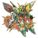 gundam tattoo design idea