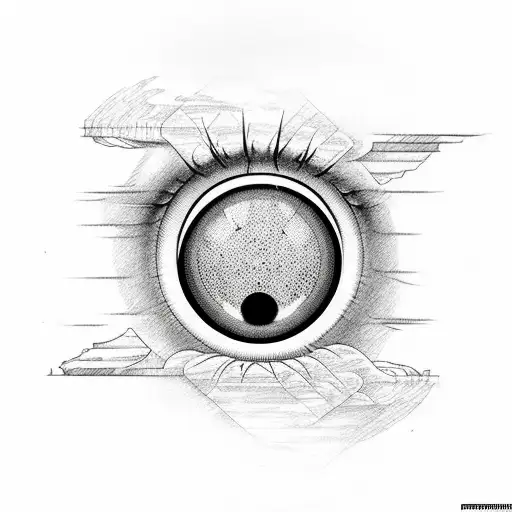 Evil Eye tattoo design idea