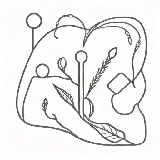 medicine sign made tattoo design idea