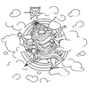 neptune tattoo design idea