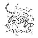 neptune tattoo design idea