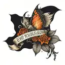 "even if you are not ready for the day, it cannot always be night" tattoo design idea