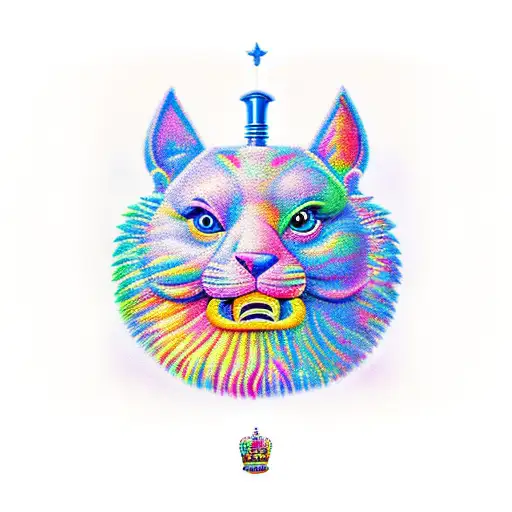 Nutcracker Lisa Frank tattoo design idea