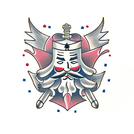 Nutcracker tattoo design idea