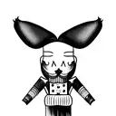 Nutcracker Lisa Frank tattoo design idea