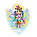 Nutcracker Lisa Frank tattoo design idea
