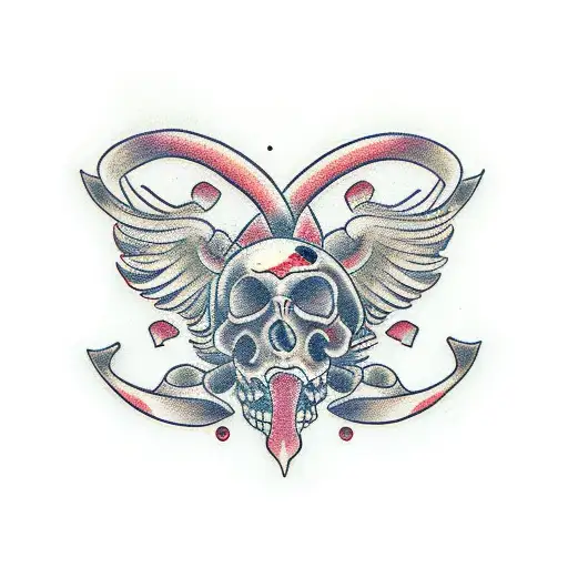 g and f key tattoo design idea