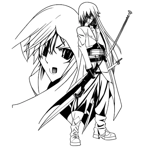 akame ga kill tattoo design idea