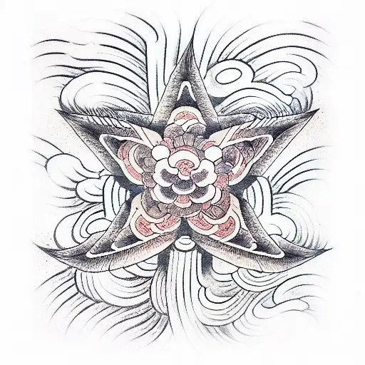 Star tattoo design idea