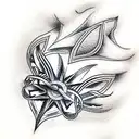 Star tattoo design idea