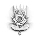 Madonna tattoo design idea