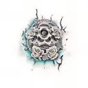 decaying corpse  tattoo design idea