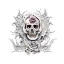 decaying corpse  tattoo design idea