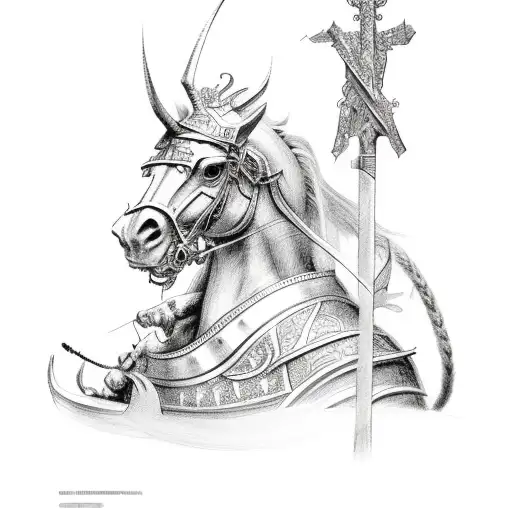 Saint George tattoo design idea